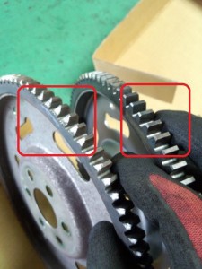 リングギヤ比較