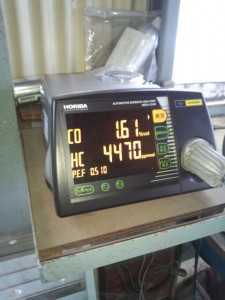 排ガステスター数値