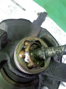 ボールジョイント錆