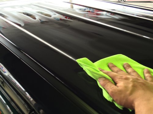 ガラスコーティング拭き取り